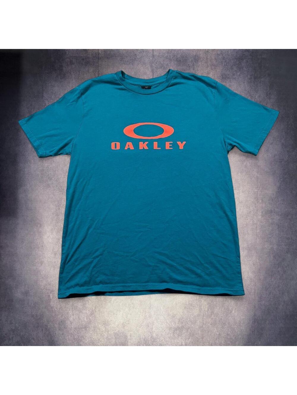 y2k Oakley logo tee